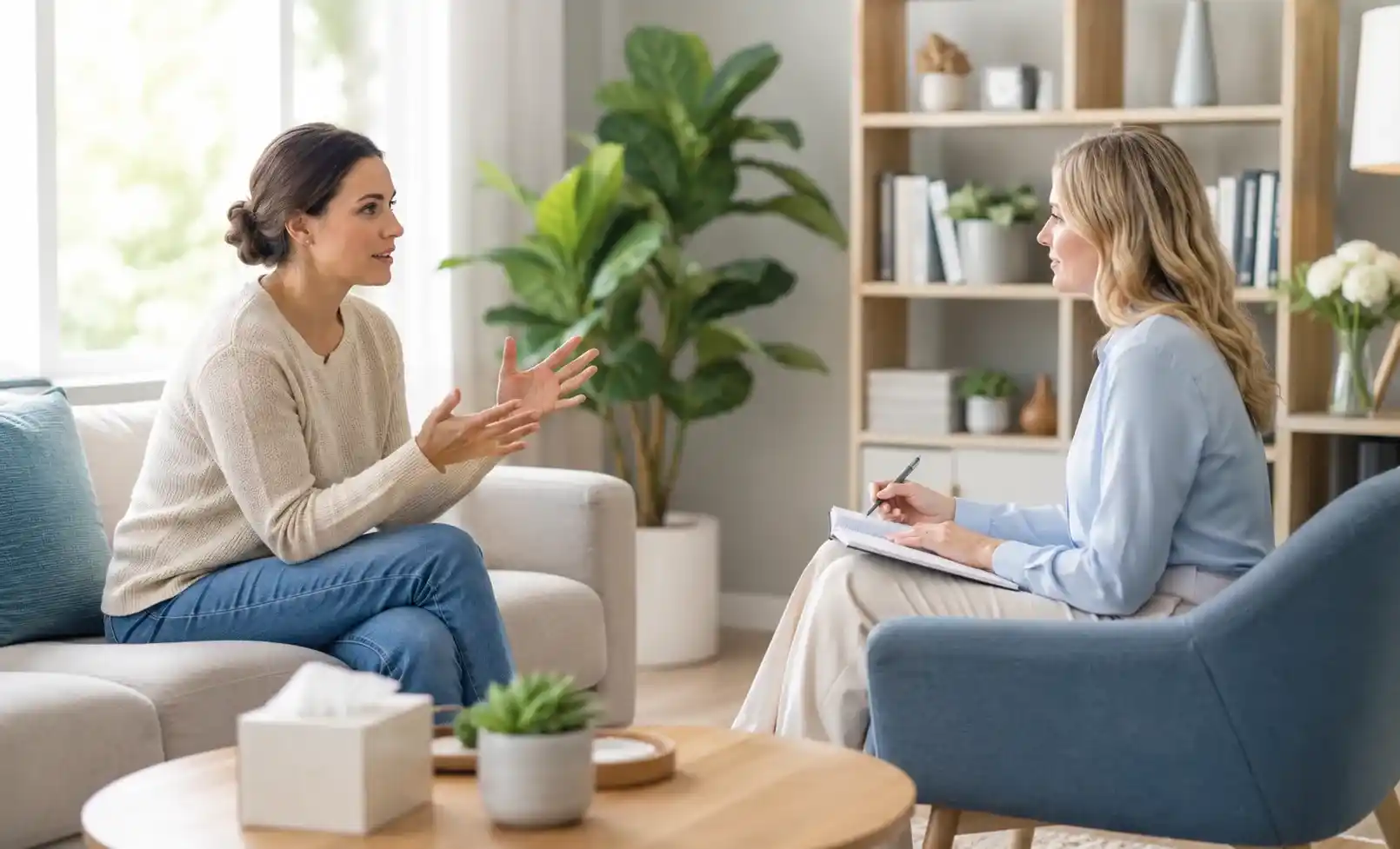 گفت‌وگوی مراجع با روان‌شناس درباره وسواس فکری (OCD)