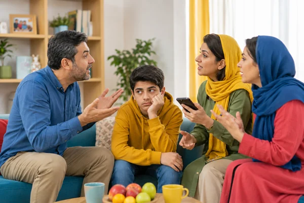 مشکلات ارتباطی در خانواده مشکلات ارتباطی در خانواده و احساس شنیده نشدن اعضای خانواده